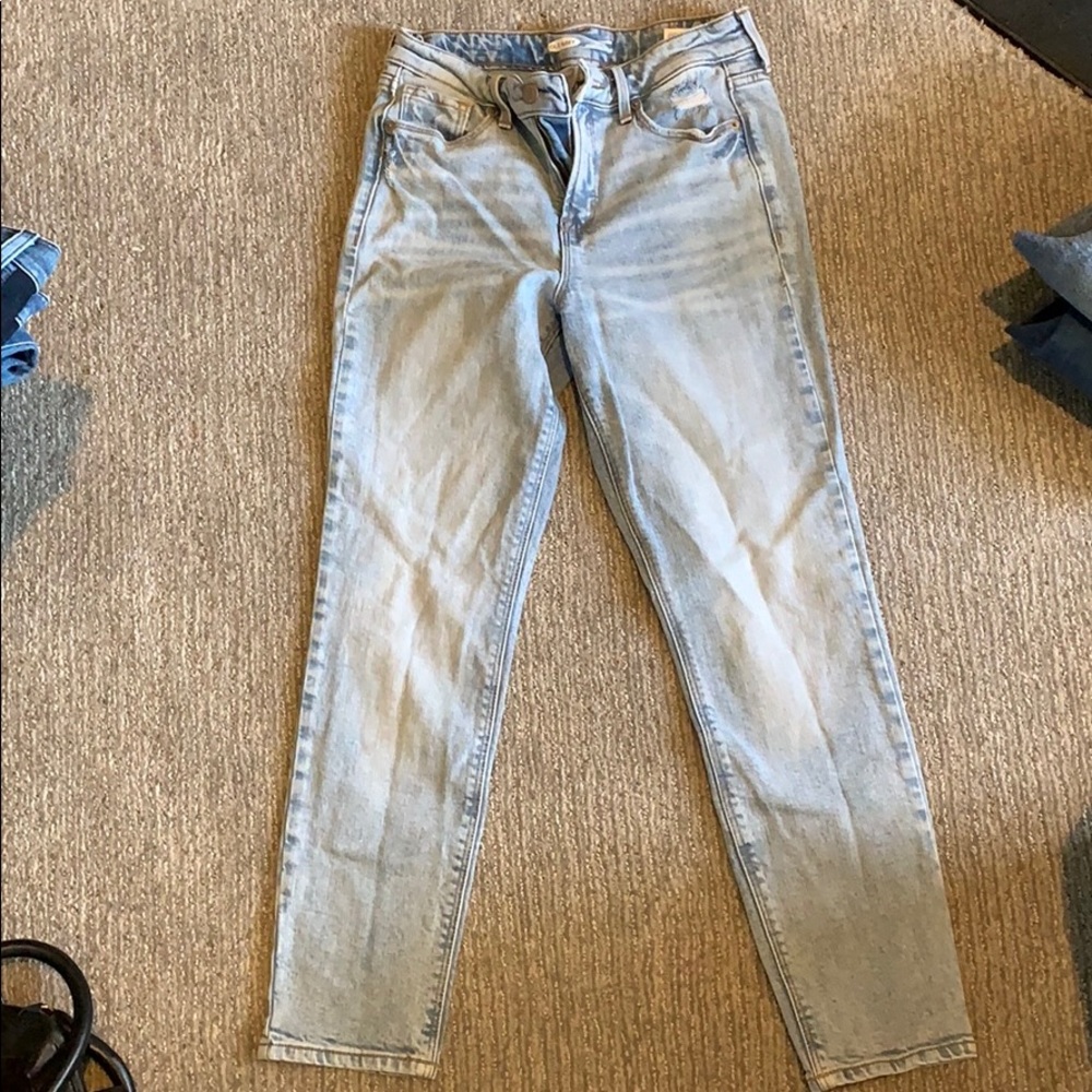 Old Navy Power Straight light wash denim